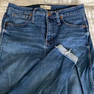 Madewell 9” skinny high rise, size 30